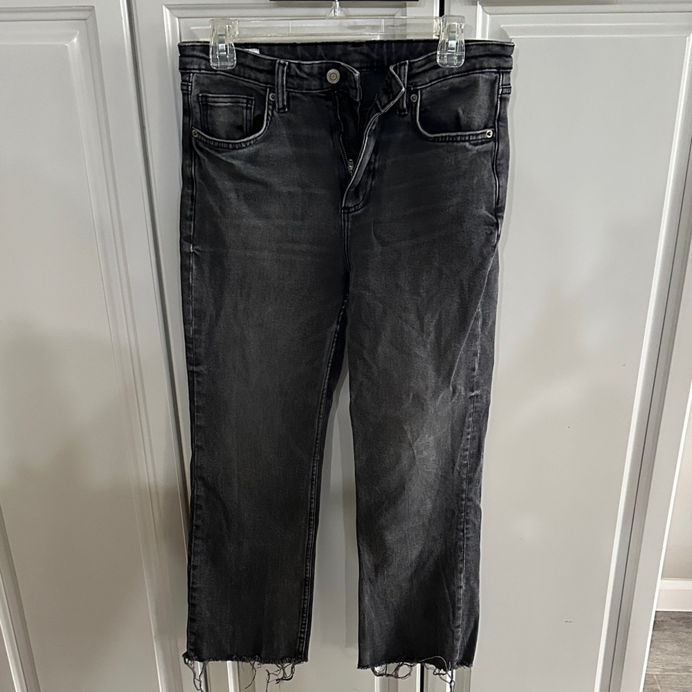 Zara Women's Black High Rise Jeans
